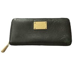 Michael Kors Soft Pebbled Leather Zip Around Wallet